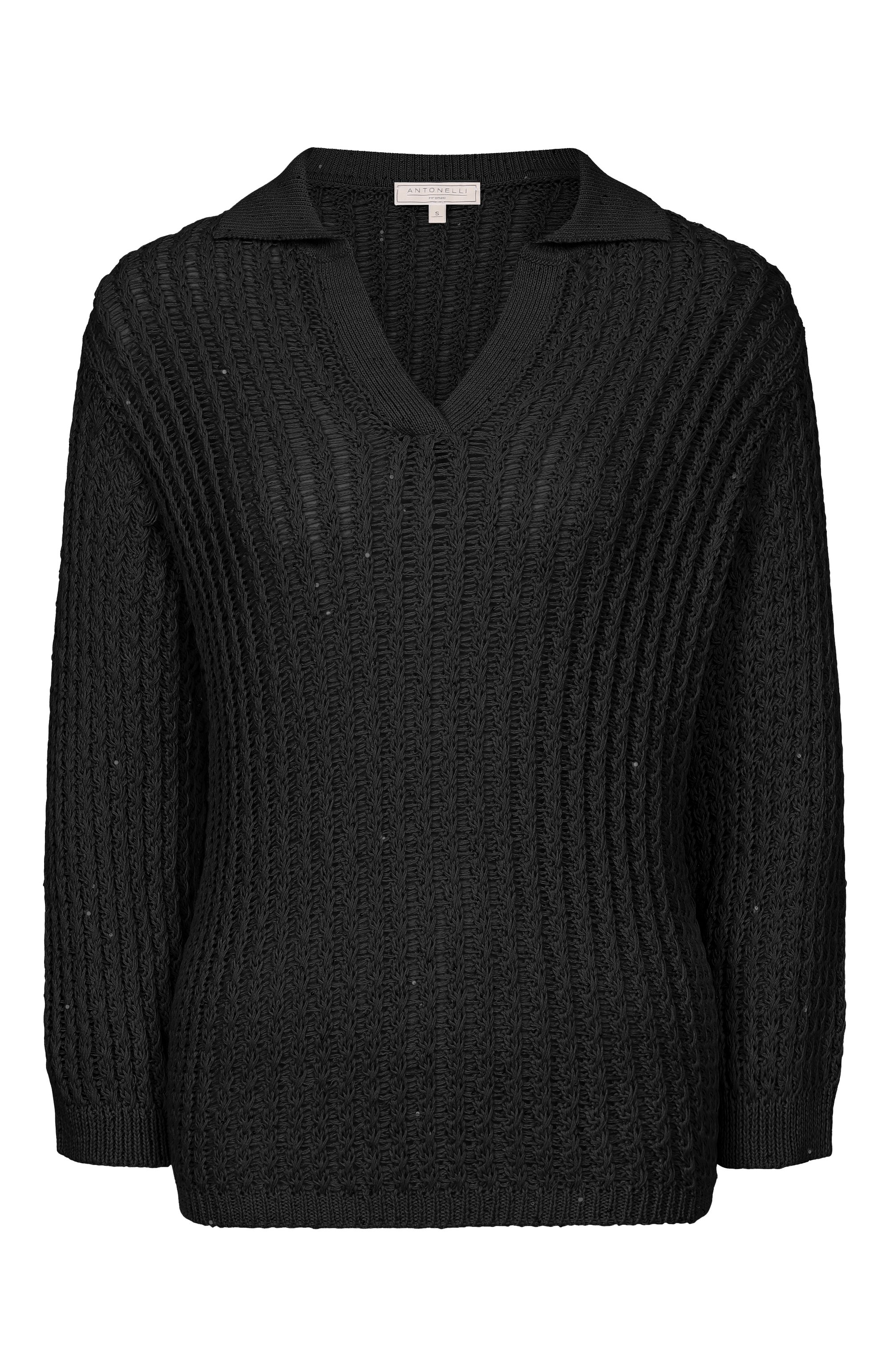 Поло изо льна и вискозы ANTONELLI FIRENZE, арт. 41770Q/40809, фото 1