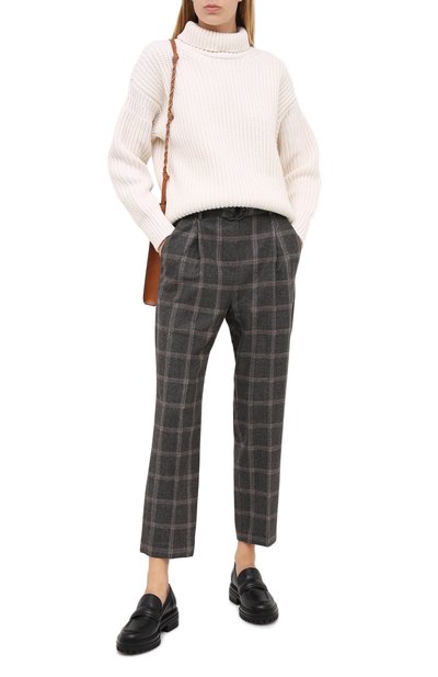 Шерстяные брюки BRUNELLO CUCINELLI, арт. MB573P7476, фото 3