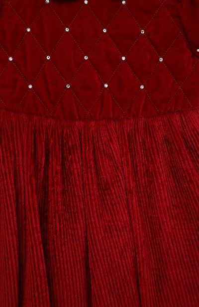 Бархатное платье MONNALISA, арт. 73D901, фото 3