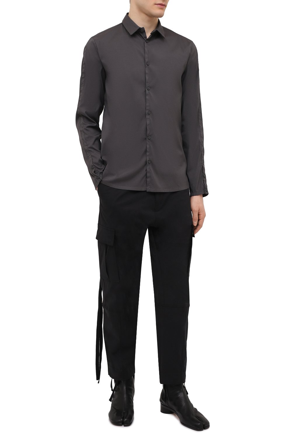 Кожаные сапоги tabi MAISON MARGIELA, арт. S57WU0221/P3962, фото 2