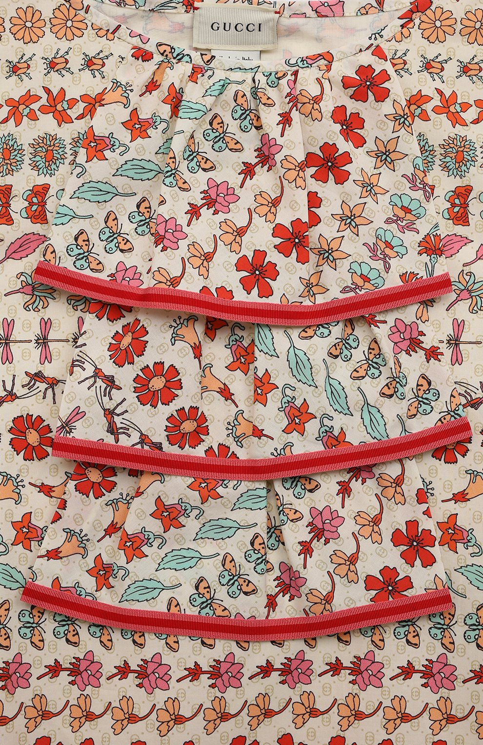 Хлопковое платье GUCCI, арт. 608207 ZADP3, фото 3