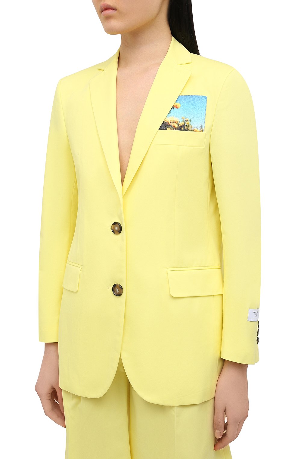 Хлопковый жакет MSGM, арт. 3041MDG11X 217109, фото 3