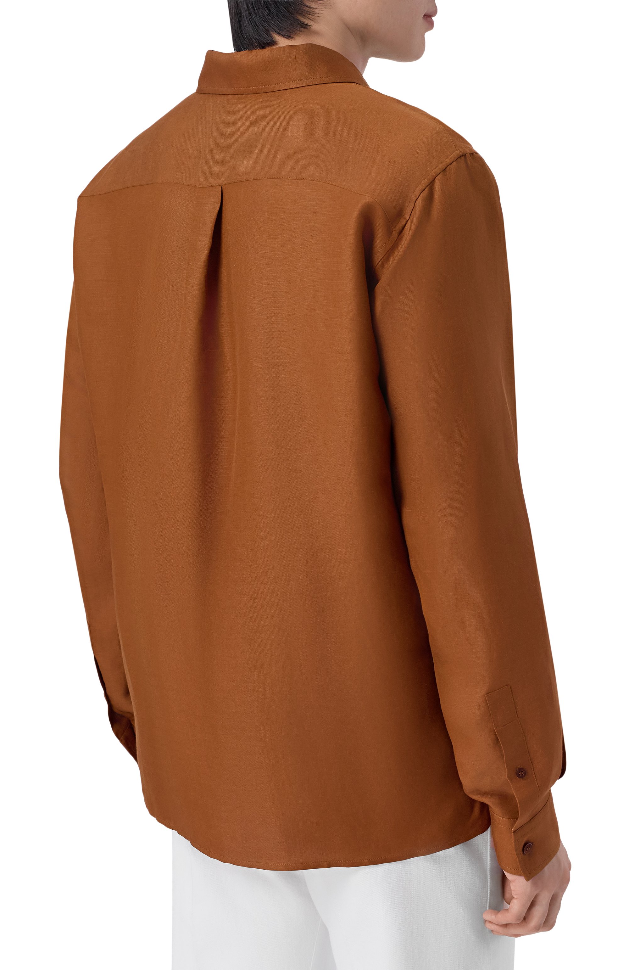 Рубашка изо льна и шелка MVST, арт. M26.2PM.B010/F123, фото 4