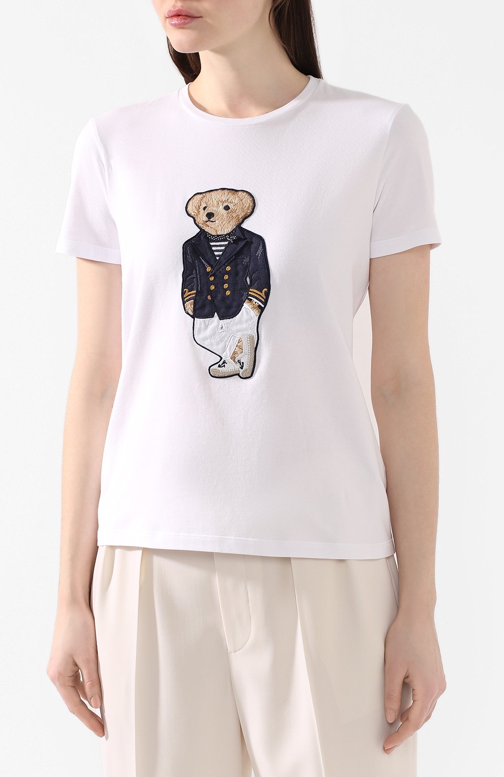 Хлопковая футболка RALPH LAUREN, арт. 290800034, фото 3