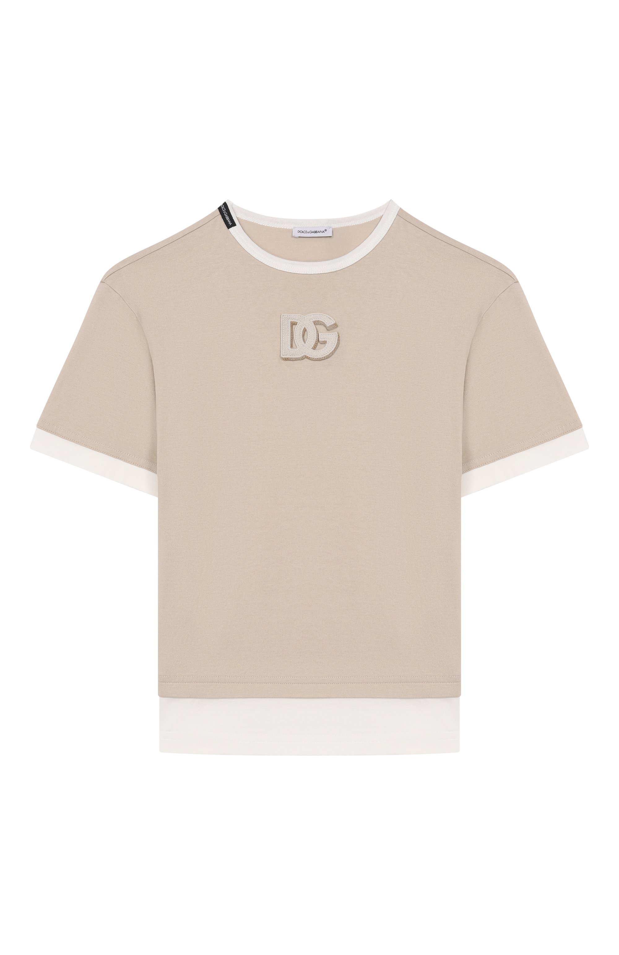 Хлопковая футболка DOLCE & GABBANA, арт. L4JTJN/G7PRI_001, фото 1
