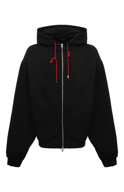 Хлопковая толстовка WHO_AM, арт. MZ1-P241-BLK, фото 1