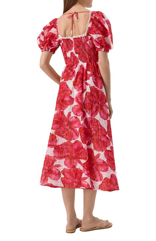 Хлопковое платье Charo Ruiz Ibiza 252614 Красный  252614 Фото 3