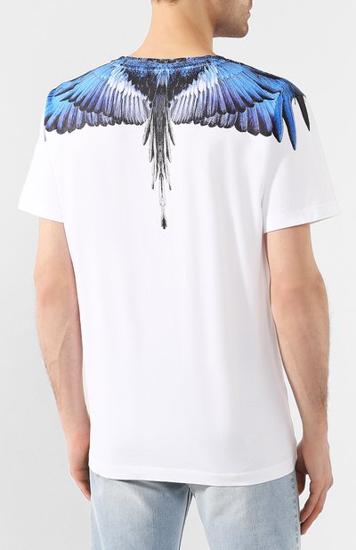 Хлопковая футболка MARCELO BURLON, арт. CMAA018S20JER001, фото 4