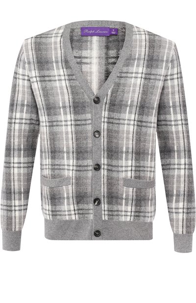 Кашемировый кардиган на пуговицах с v-образным вырезом RALPH LAUREN, арт. 790706385, фото 1