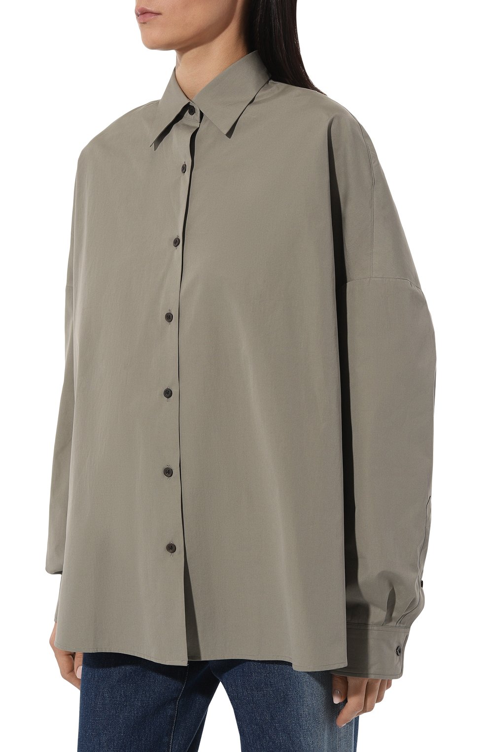 Хлопковая рубашка DRIES VAN NOTEN, арт. 232-010709-7252, фото 3