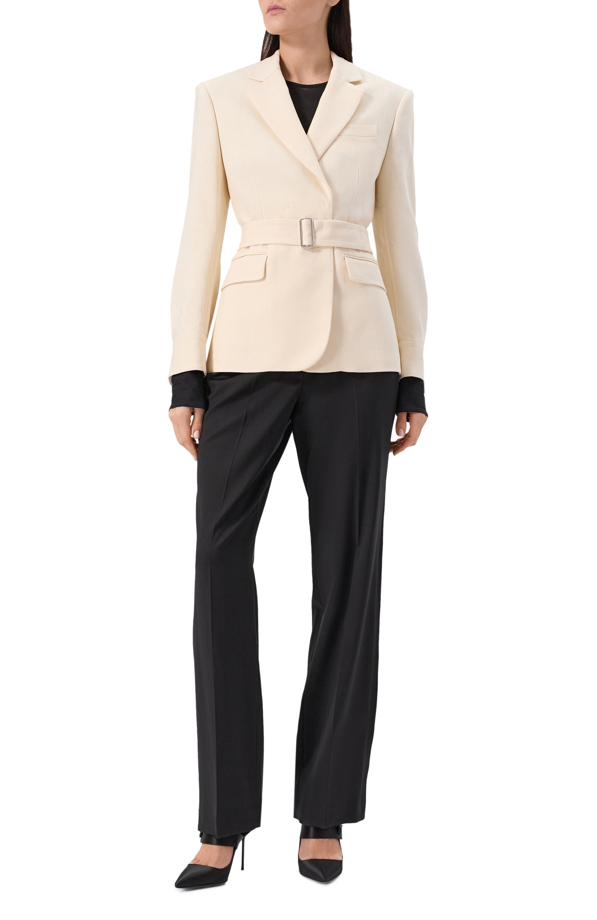 Шерстяные брюки HELMUT LANG, арт. 009HW202, фото 2