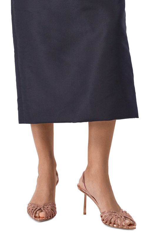 Кожаные босоножки Embrace 80 Le Silla 6608E080BXPPMRA Золотой  6608E080BXPPMRA Фото 2