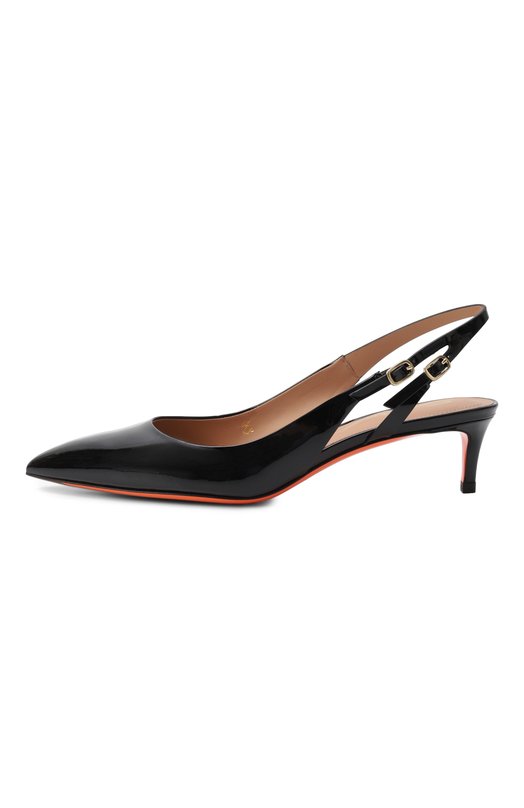 Лакированные туфли Santoni WDLG71407HA2NVHD Чёрный  WDLG71407HA2NVHD Фото 4