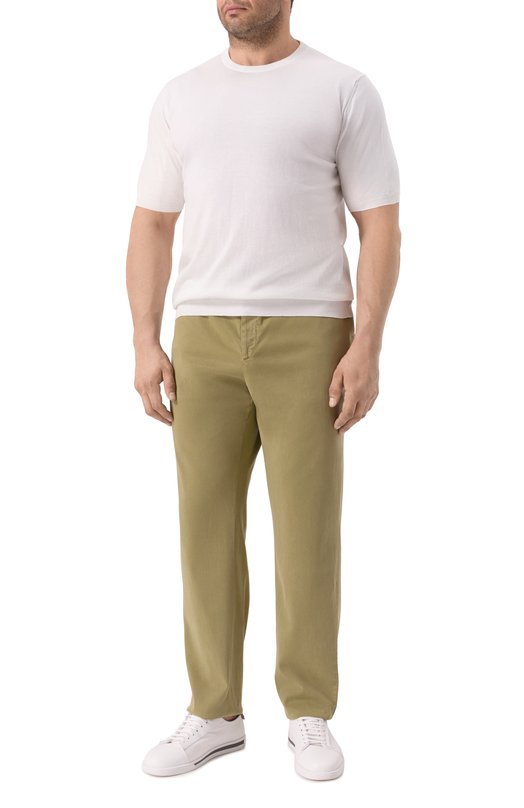Брюки Kiton UPLACK0606F09/52 Хаки  UPLACK0606F09/52 Фото 2