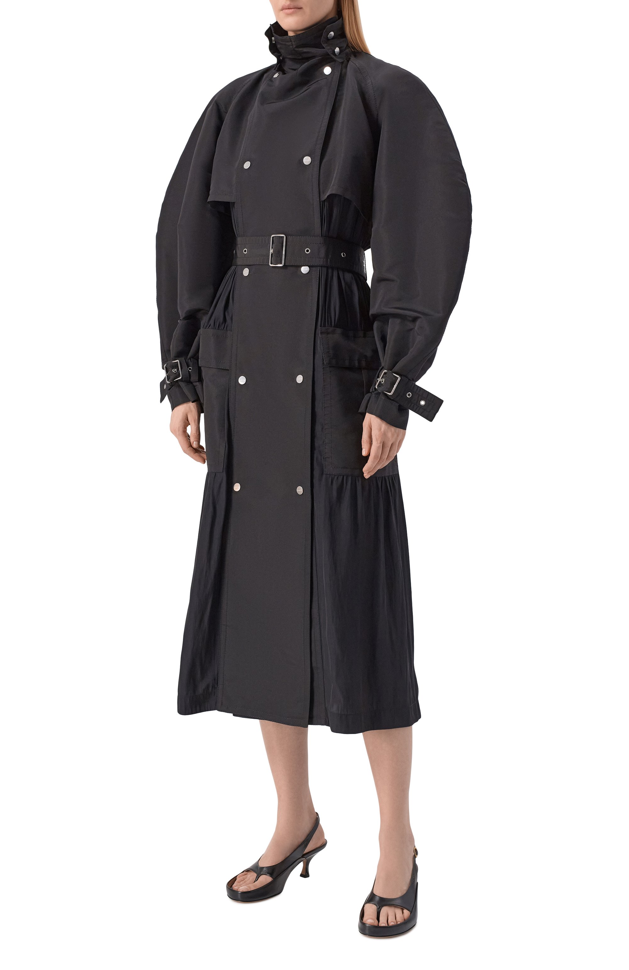 Шелковый плащ LANVIN, арт. RW-C00158-6334-E26, фото 3