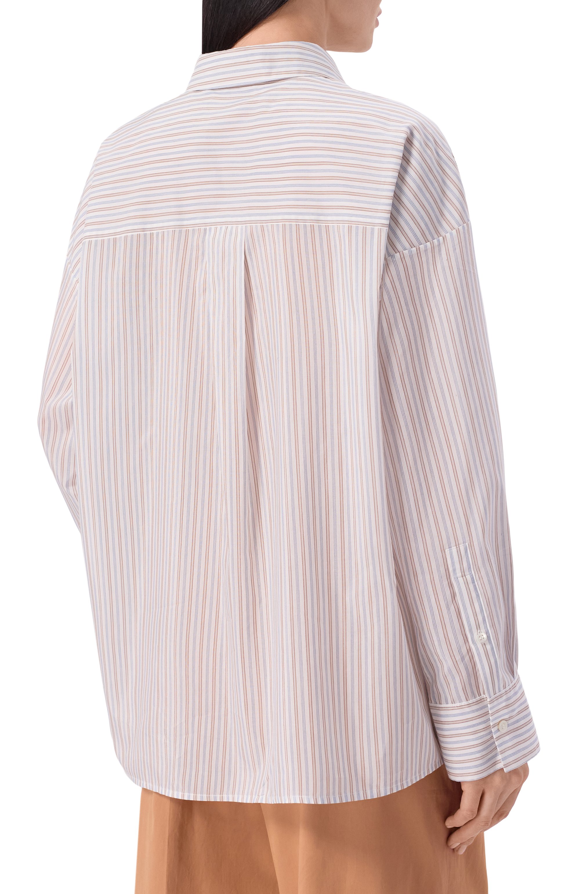 Рубашка из хлопка и шелка 12 STOREEZ, арт. 137133, фото 4