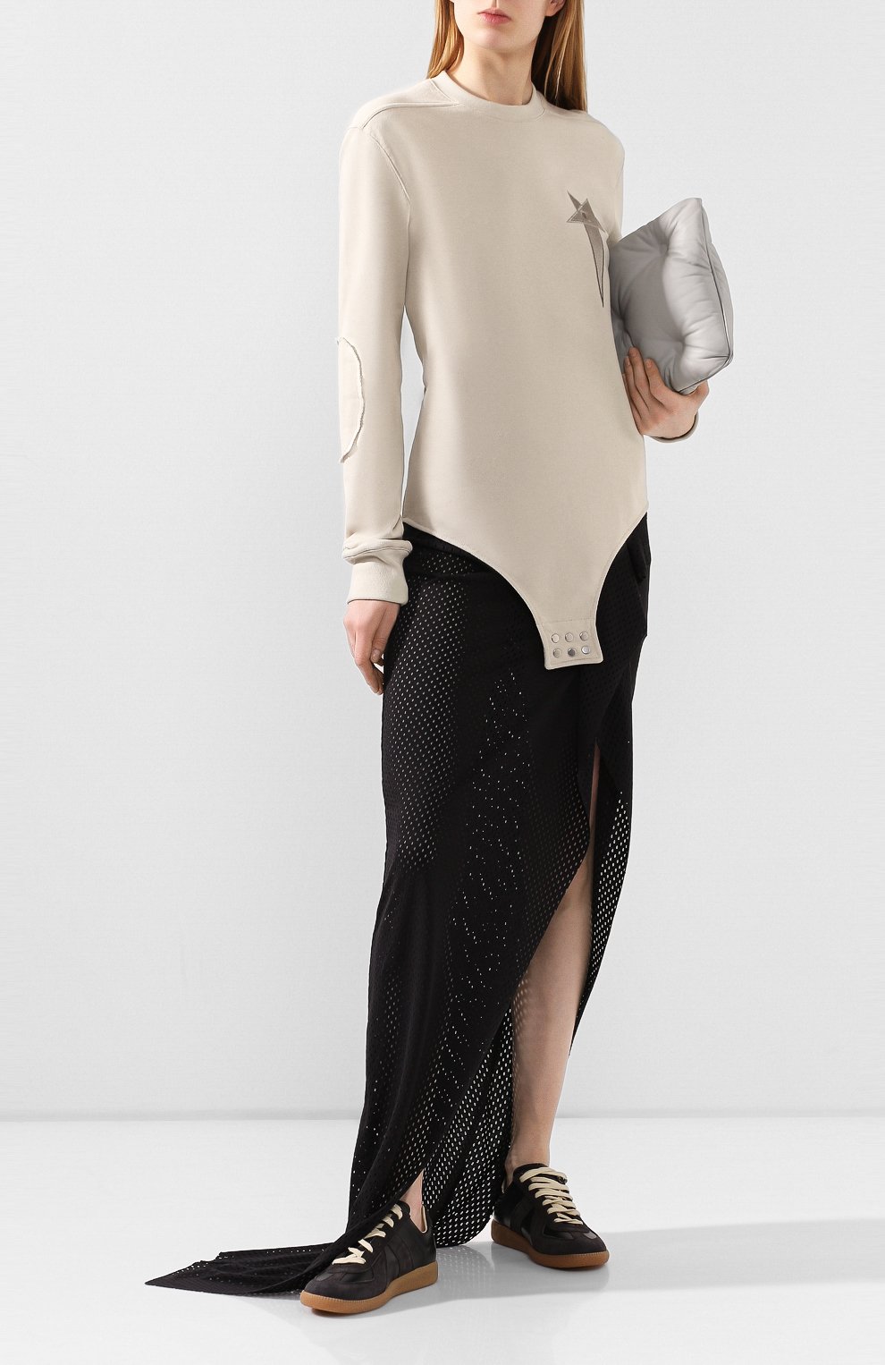 Юбка rick owens x champion RICK OWENS черного цвета по цене 31100 руб., арт. CW20S0031/113649, фото 2 Юбка rick owens x champion RICK OWENS, арт. CW20S0031/113649, фото 2