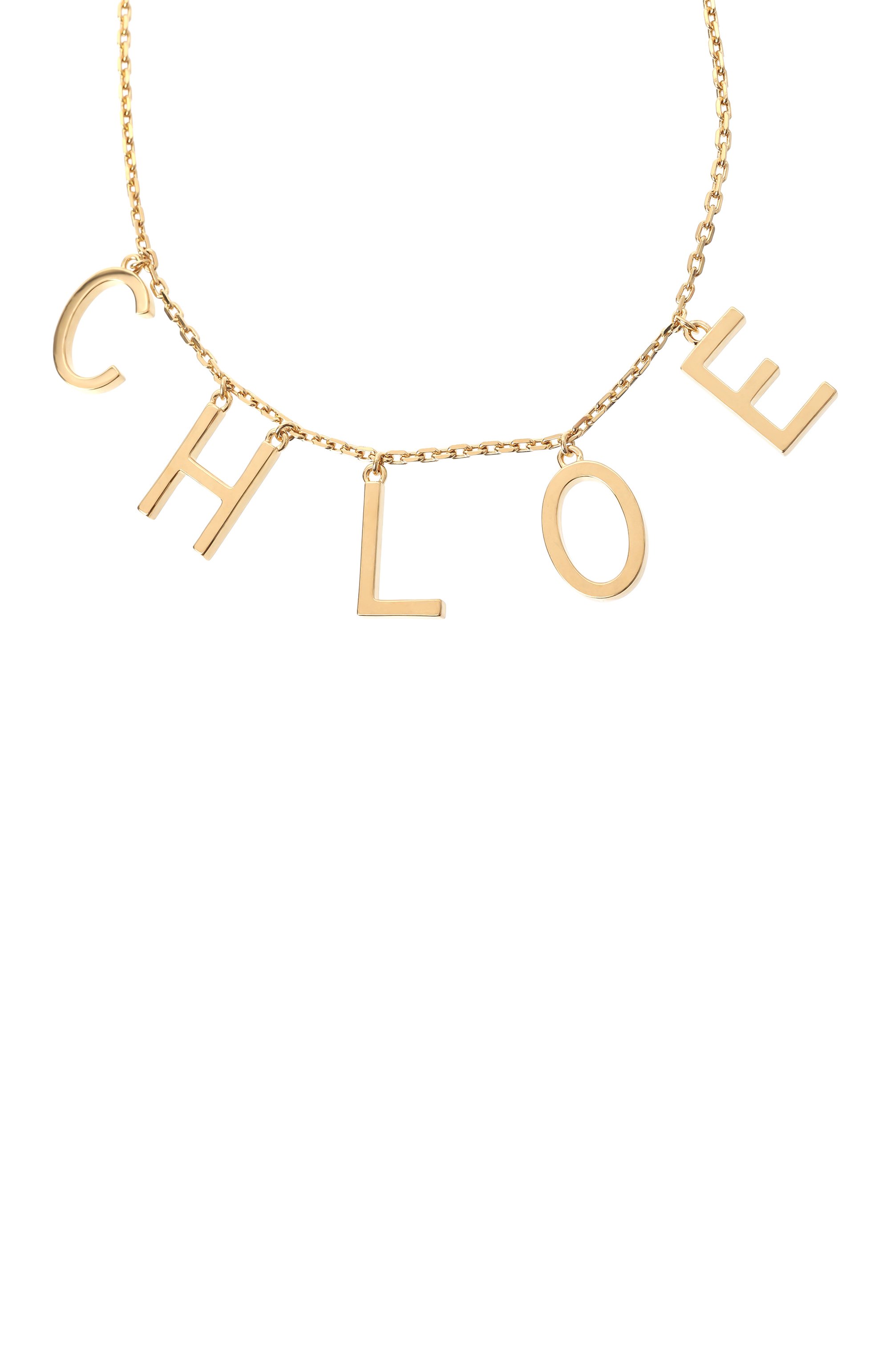 Колье CHLOÉ золотого цвета по цене 69100 руб., арт. CH25AJN08CB7, фото 3 Колье CHLOÉ, арт. CH25AJN08CB7, фото 3