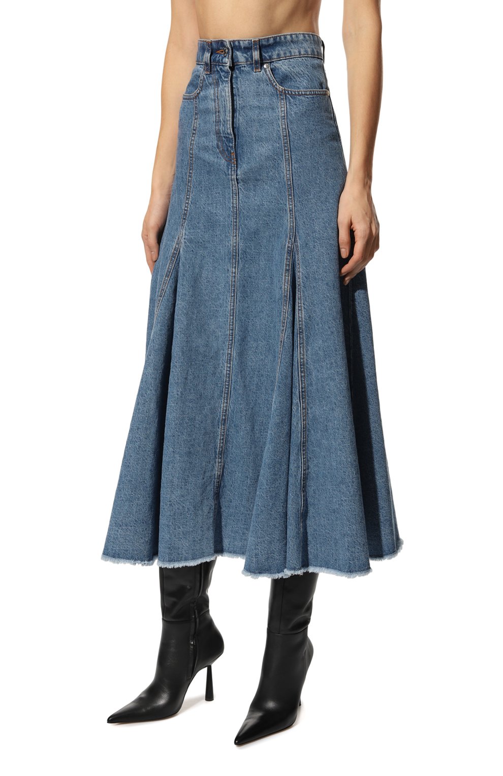 Джинсовая юбка MSGM, арт. 3441MDD42L 237295, фото 3