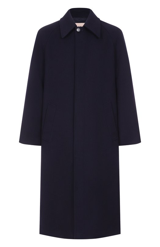 Пальто из шерсти и кашемира Valentino 7V3CAK00/2KA Синий 7V3CAK00/2KA
