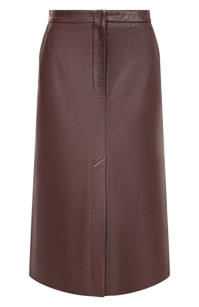 Женская кожаная юбка 12 STOREEZ, арт. 124529