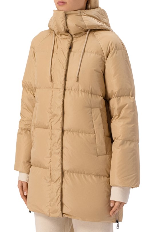 Пуховик Weekend Max Mara NEWBEMB0 Бежевый  NEWBEMB0 Фото 3
