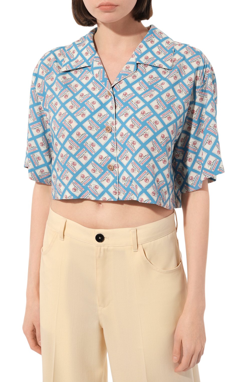 Рубашка из вискозы ULYANA SERGEENKO, арт. CMA012SS22P 1557т22, фото 3