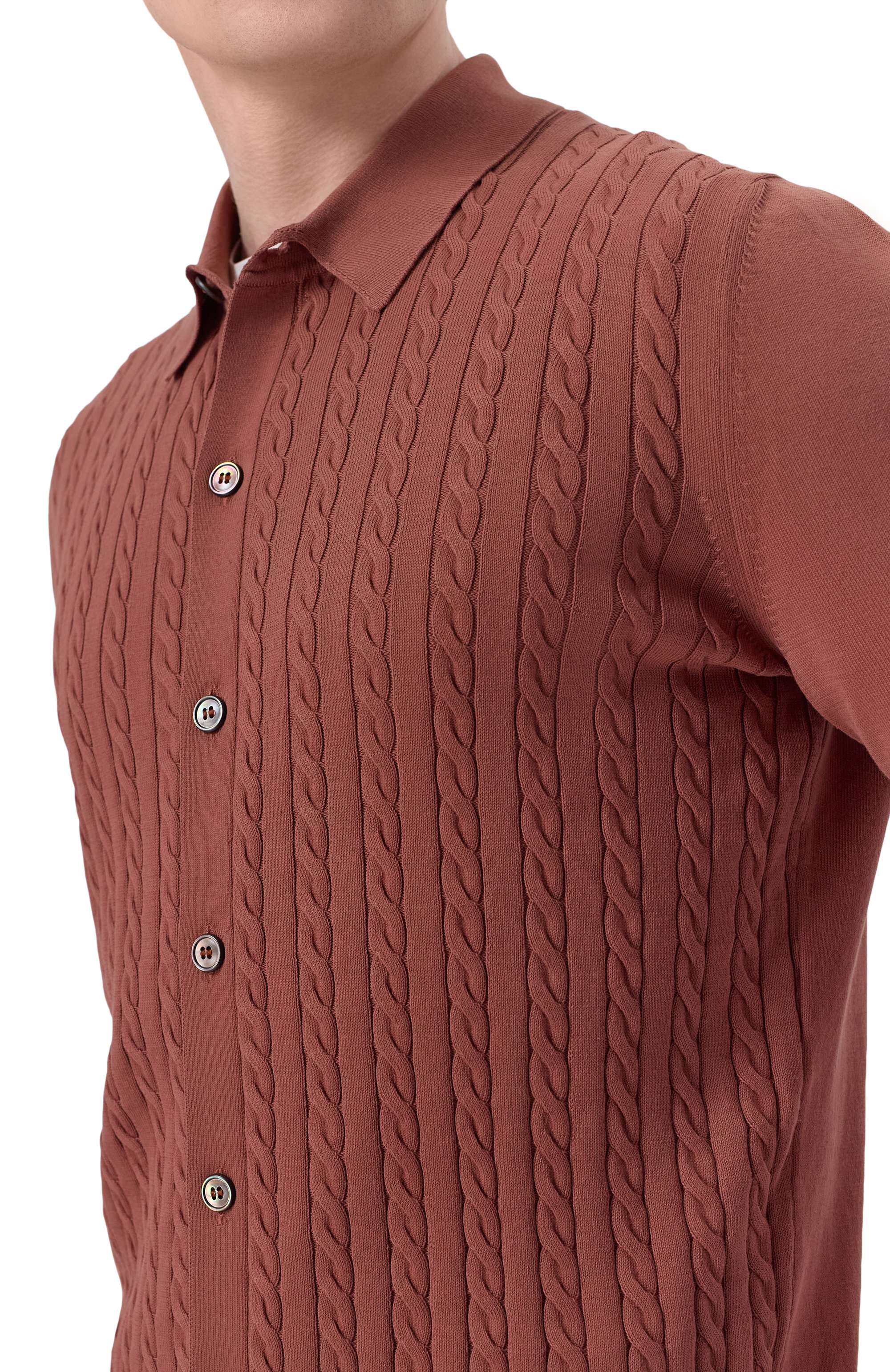 Хлопковая рубашка GRAN SASSO, арт. 57173/18167, фото 5