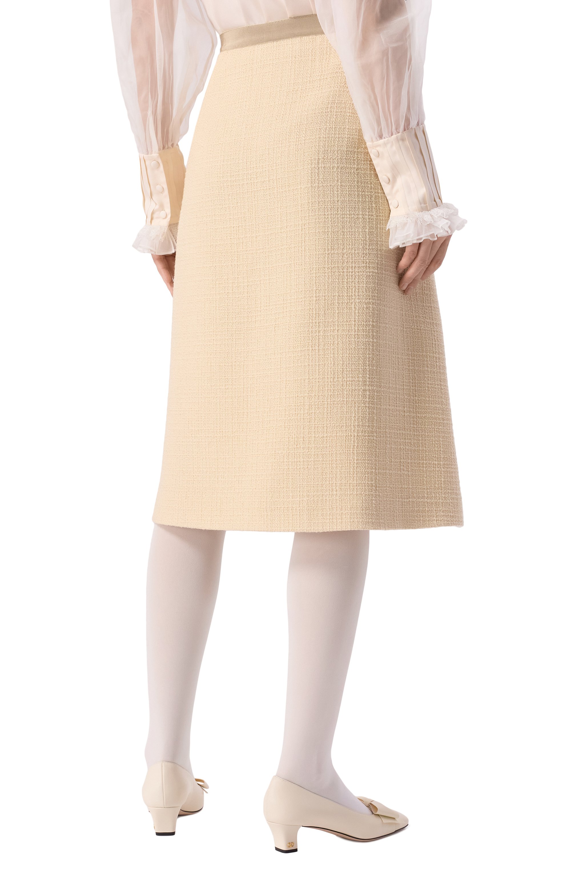 Шерстяная юбка VALENTINO, арт. 6B3RACJ690Y, фото 4