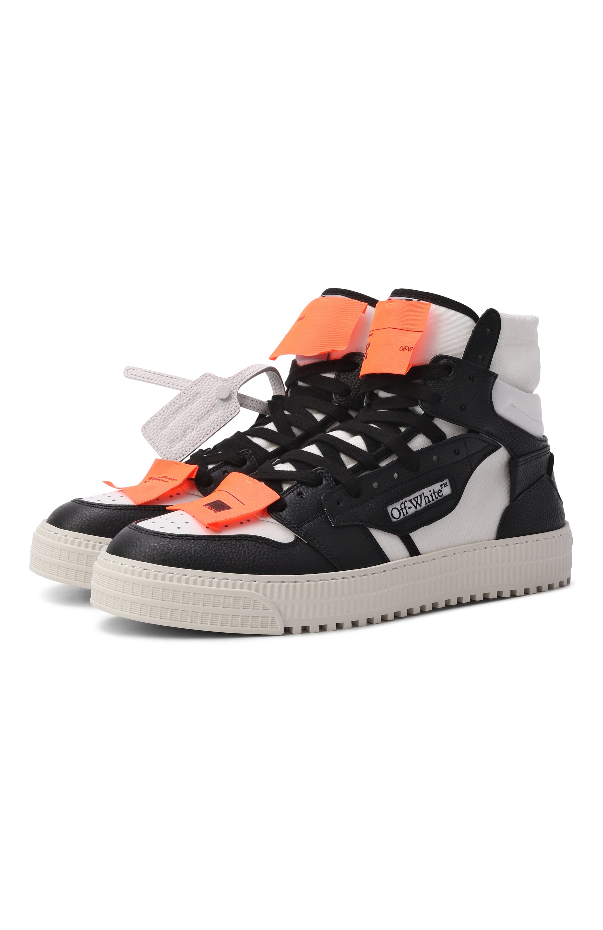 Комбинированные кеды 3.0 off court OFF-WHITE, арт. 0MIA065S26LEA001, фото 1