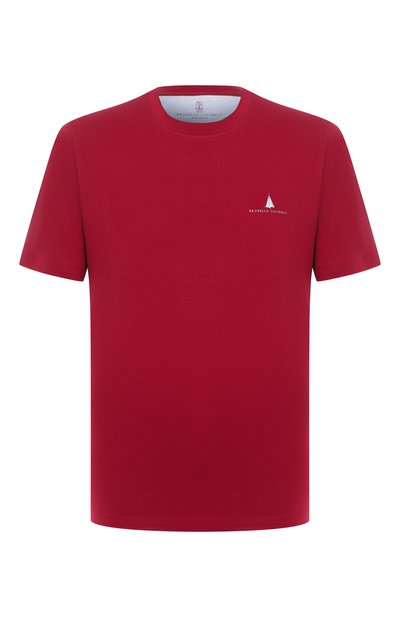 Мужская хлопковая футболка BRUNELLO CUCINELLI, арт. M0B131362P