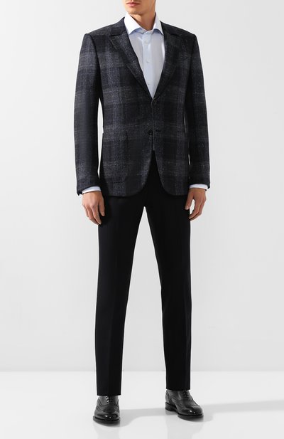 Брюки из смеси шерсти и хлопка ZEGNA, арт. UTI33/TR12, фото 2