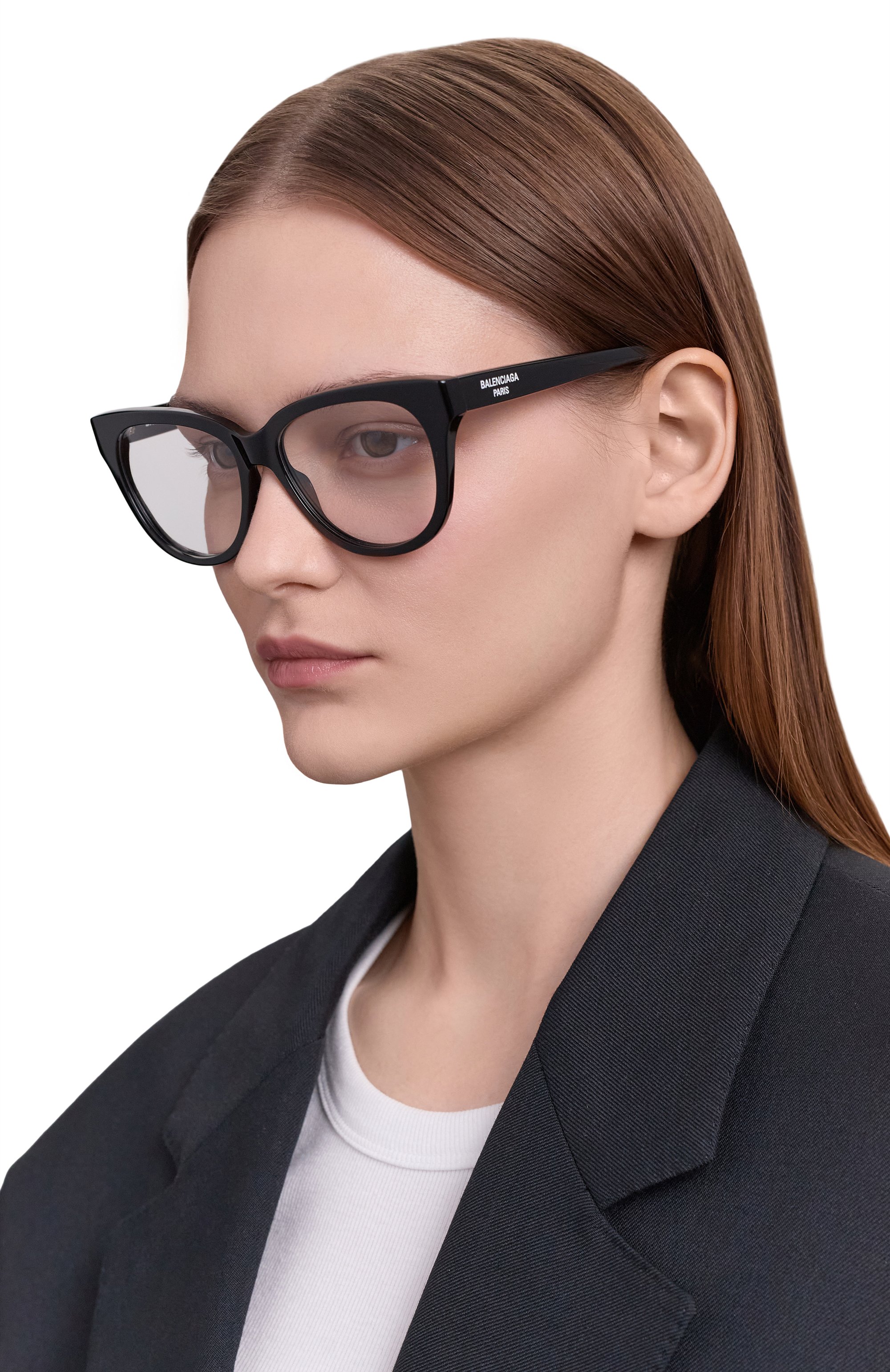 Оправа BALENCIAGA черного цвета по цене 25300 руб., арт. BB0441 008, фото 2 Оправа BALENCIAGA, арт. BB0441 008, фото 2