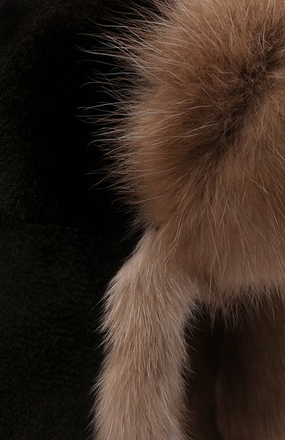 Шапка-ушанка из меха норки и соболя VICTORIA KUSENKOVA, арт. 330213648235, фото 3