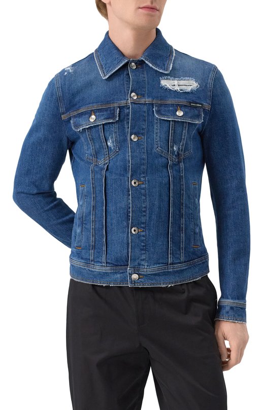 Джинсовая куртка Dolce & Gabbana G9VZ8D/G8NL5 Синий  G9VZ8D/G8NL5 Фото 3