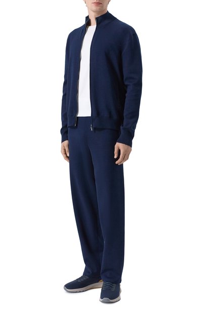 Кардиган из хлопка и шелка MVST темно-синего цвета по цене 207000 руб., арт. M26.CSM.K418/M0142, фото 2 Кардиган из хлопка и шелка MVST, арт. M26.CSM.K418/M0142, фото 2