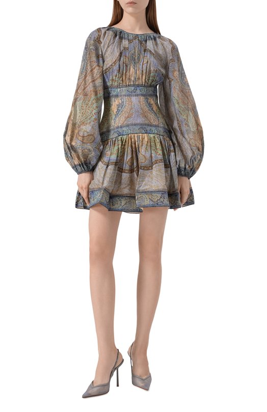 Текстильные туфли Vivienne 100 Le Silla 4199D090BXPPNEM Серый  4199D090BXPPNEM Фото 3