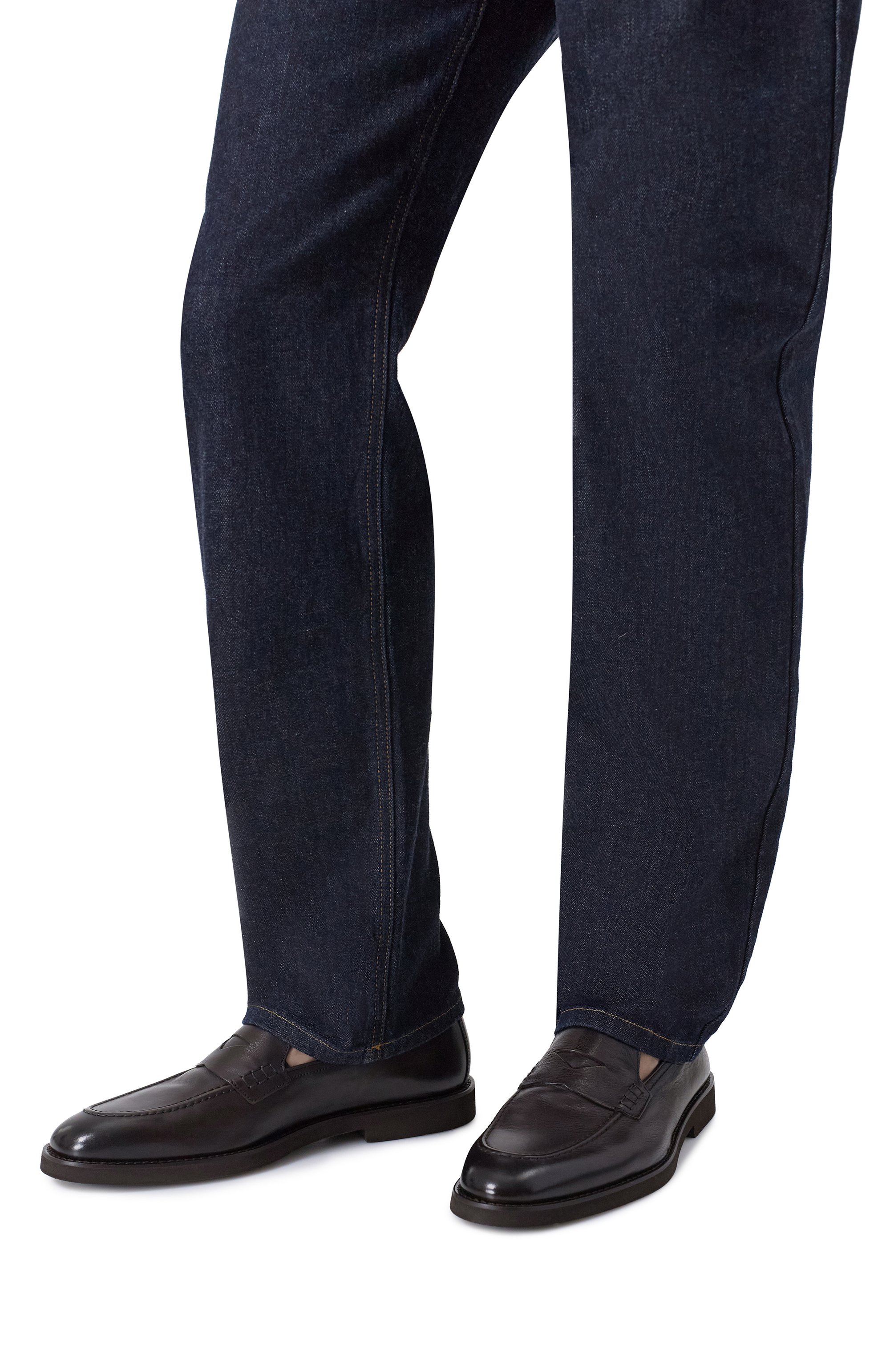 Кожаные пенни-лоферы DOUCAL'S, арт. DU3294SAL0UF188T, фото 3