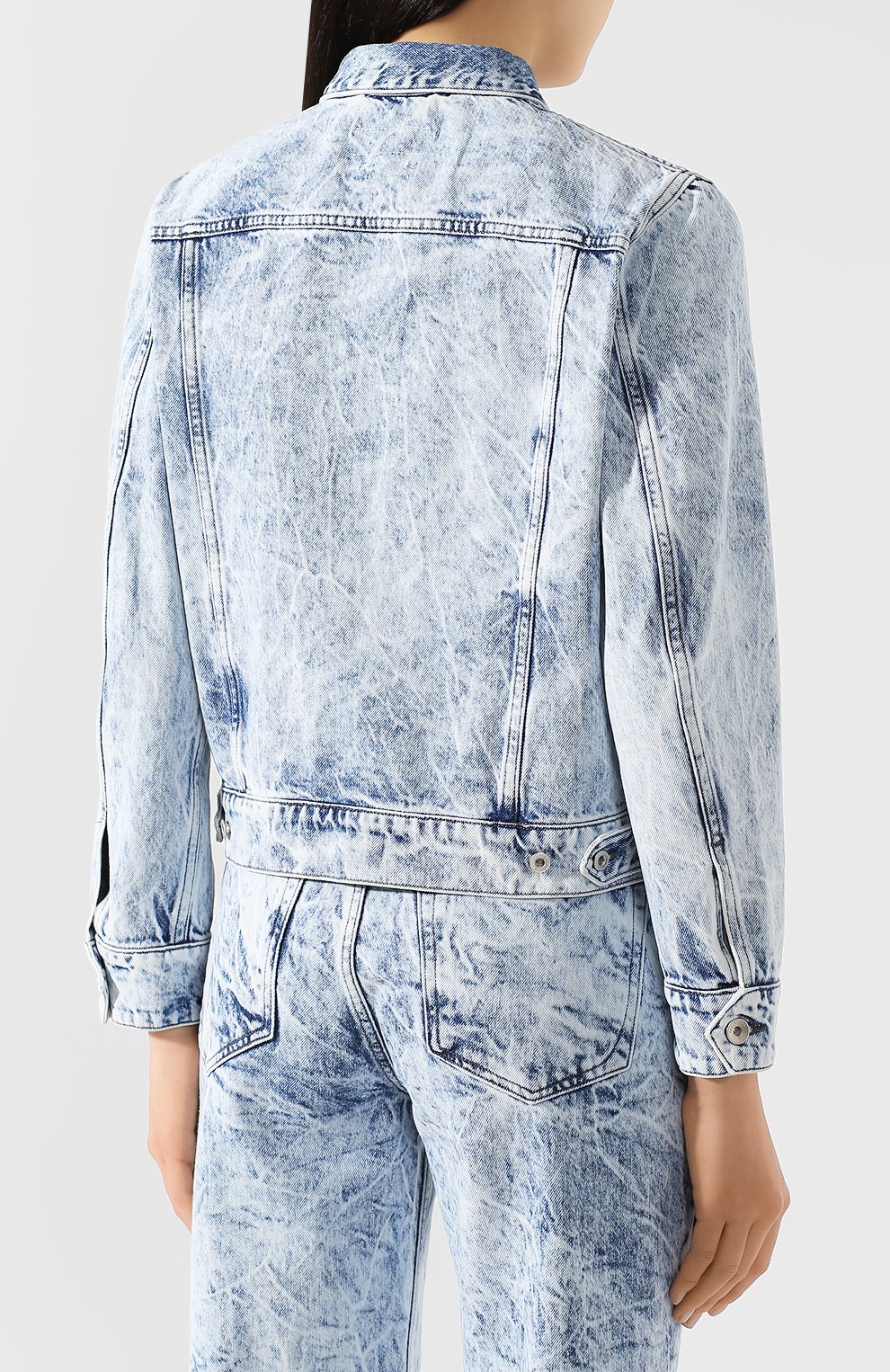 Джинсовая куртка RAG AND BONE голубого цвета по цене 39950 руб., арт. WDD20S1412B1RE, фото 4 Джинсовая куртка RAG AND BONE, арт. WDD20S1412B1RE, фото 4
