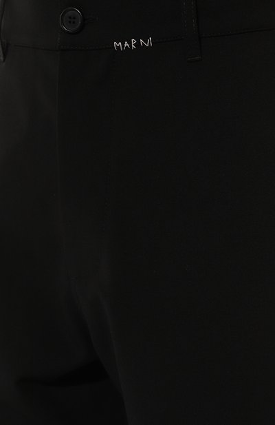 Брюки MARNI черного цвета по цене 83500 руб., арт. PUMU0270SU/UTP771, фото 5 Брюки MARNI, арт. PUMU0270SU/UTP771, фото 5