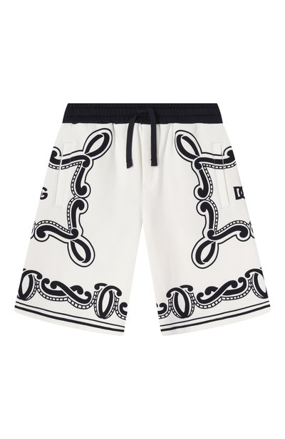 Хлопковые шорты DOLCE & GABBANA, арт. L4JQU5/II7FQ/8-14