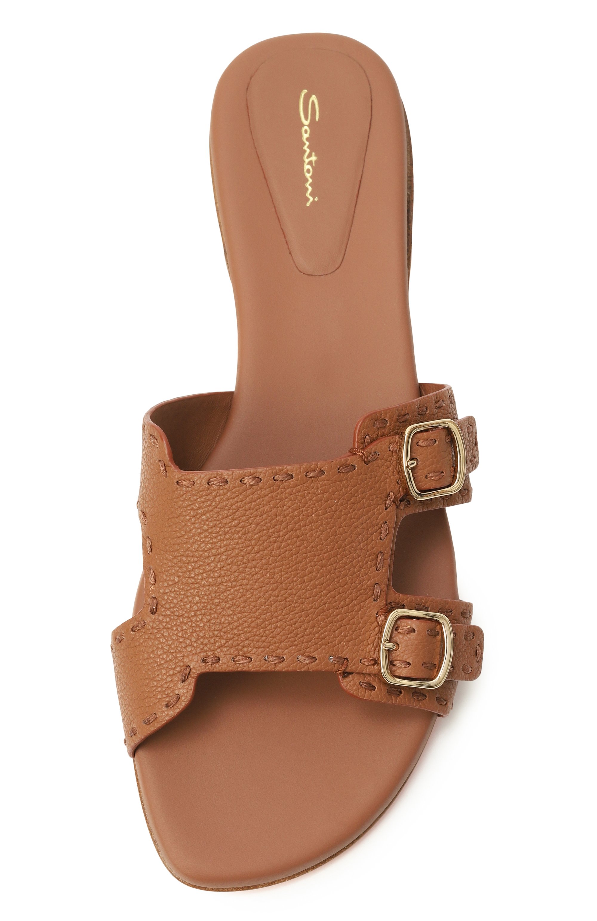 Кожаные шлепанцы didi SANTONI, арт. WHPG71461HA1TWKA, фото 6