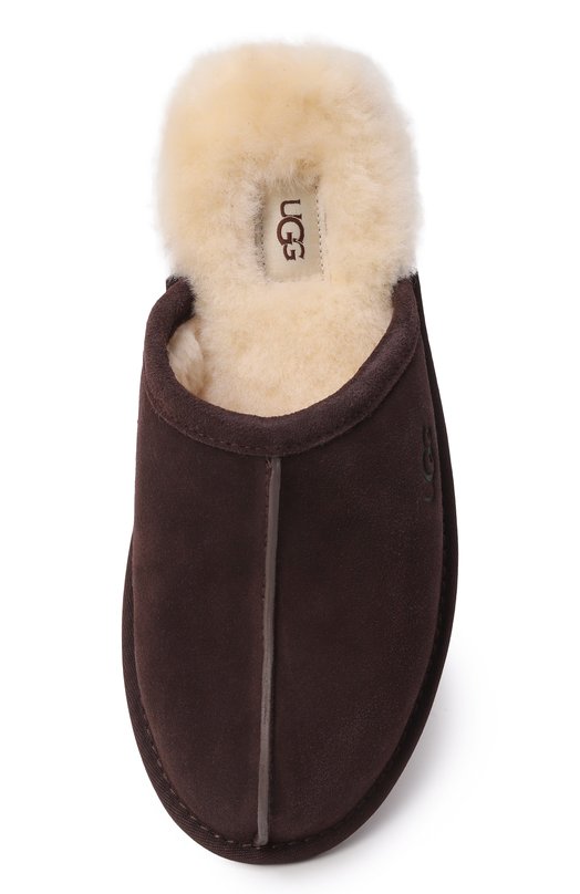 Замшевые домашние туфли Scuff UGG UGMSCF Коричневый  UGMSCF Фото 6
