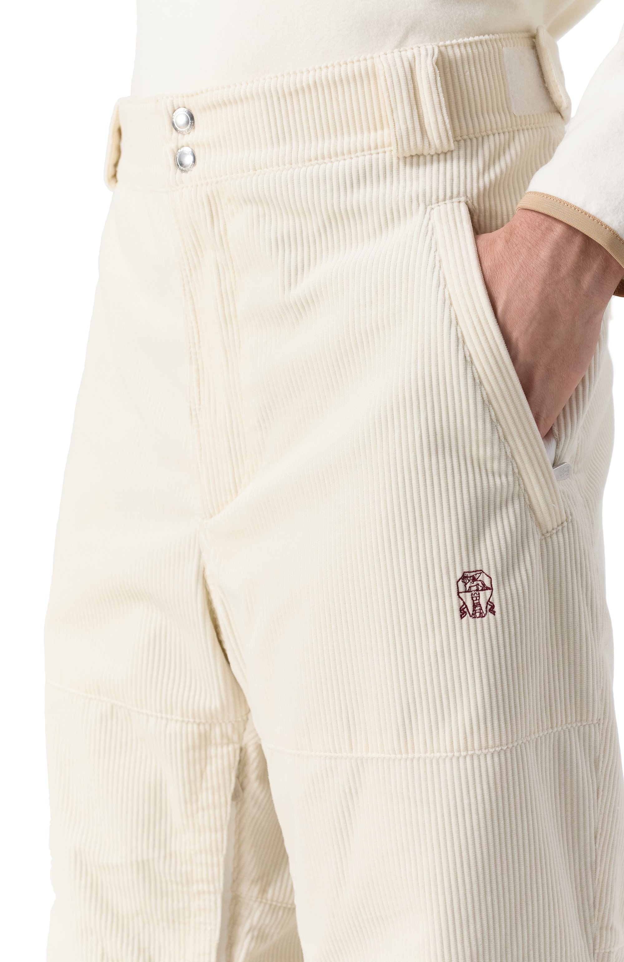 Вельветовые брюки BRUNELLO CUCINELLI, арт. MQ482KP04, фото 5