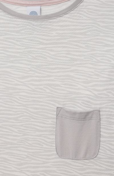 Хлопковая сорочка SANETTA серого цвета по цене 5335 руб., арт. 245110, фото 3 Хлопковая сорочка SANETTA, арт. 245110, фото 3