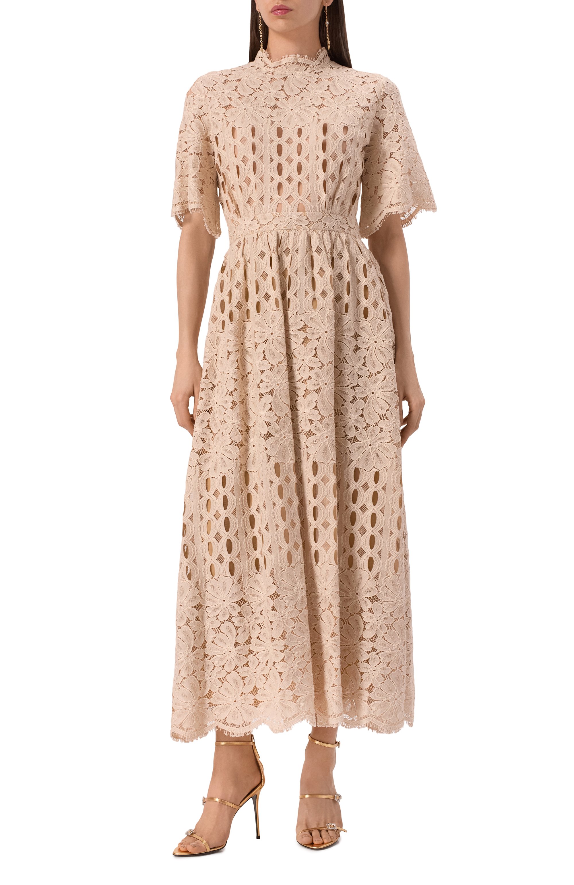 Хлопковое платье ZUHAIR MURAD, арт. RDR25331/LAC0003, фото 2