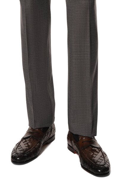 Кожаные пенни-лоферы SANTONI, арт. MCCG18053SA4SSC5, фото 3