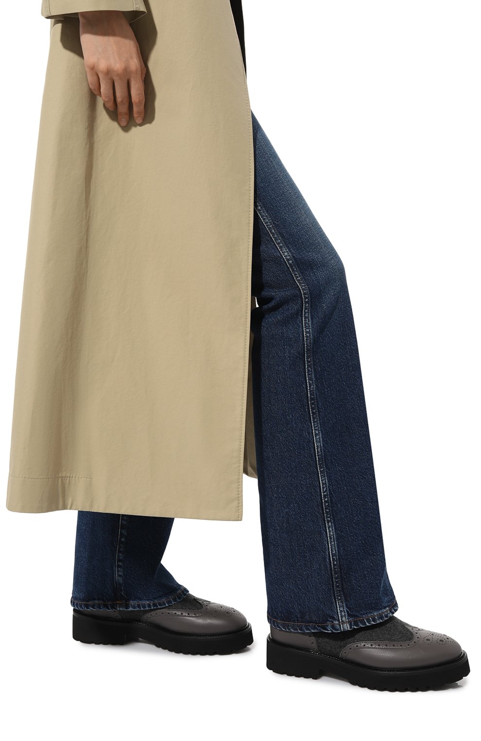 Комбинированные ботинки DOUCAL'S, арт. DD8343PHILPN655N, фото 3