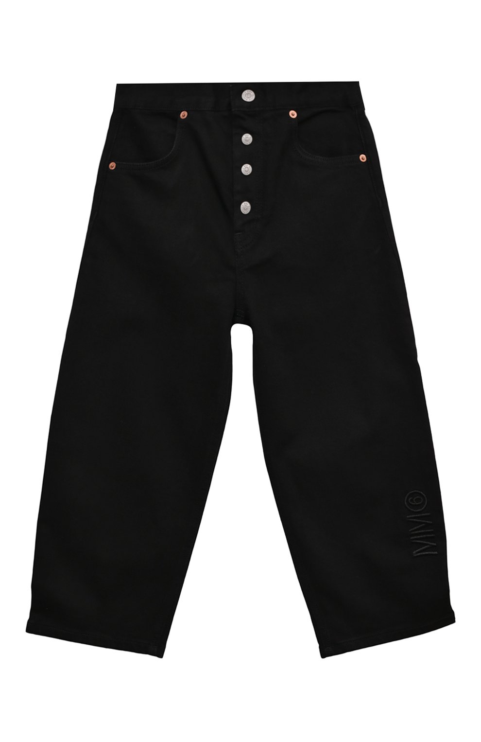 Джинсы MM6 черного цвета по цене 18300 руб., арт. M60451/MM03S, фото 1 Джинсы MM6, арт. M60451/MM03S, фото 1