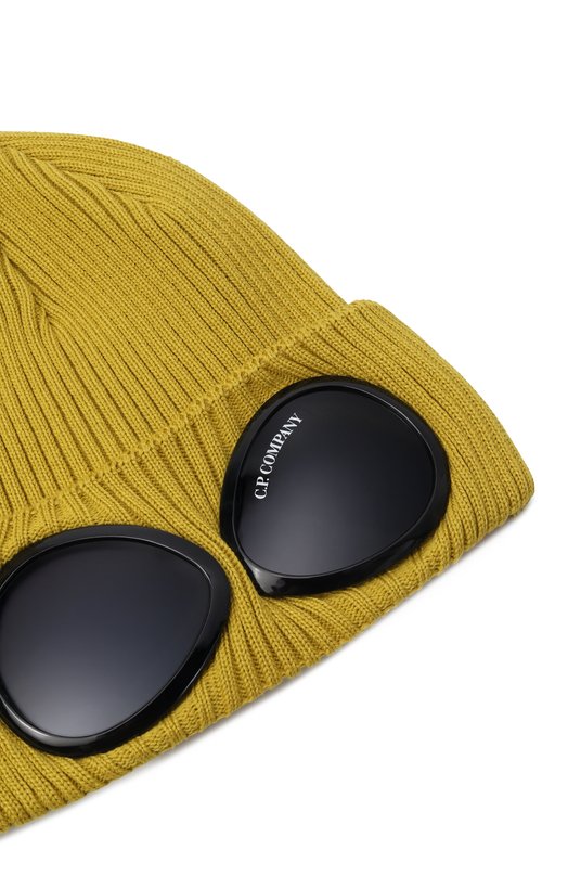 Хлопковая шапка C.P. Company 20CMAC747A/000727A Жёлтый  20CMAC747A/000727A Фото 3
